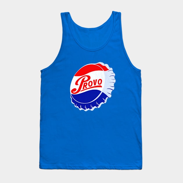 Provo Cola Cap Tank Top by LocalZonly